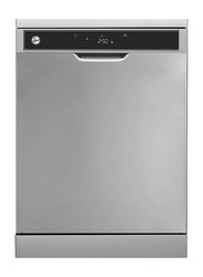 Hoover 10 Programs 15 Place Settings Free Standing Steel Dishwasher, HDW-V1015-S, Grey