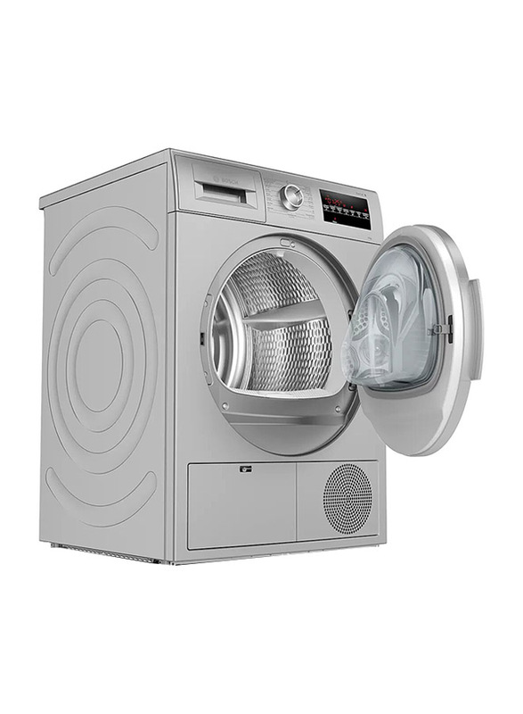 Bosch Serie 6 9Kg Condenser Tumble Dryer, WTG8640SGC, Grey