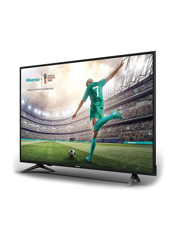 Hisense 55-Inch LED TV 4K Ultra HD Smart LED TV, 55A61GTUK, Black