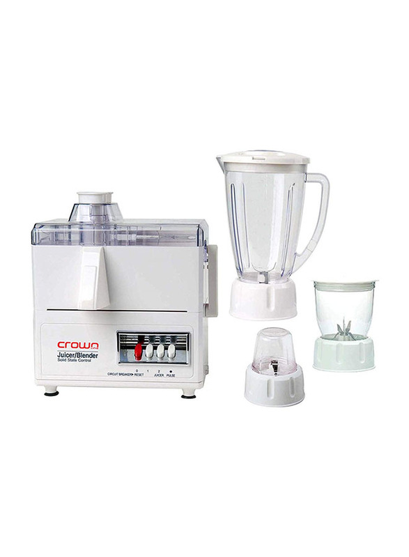 Crownline 1.6L Food Blender, 400W, FP-165, White