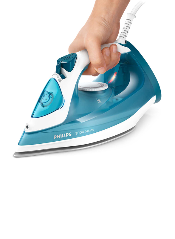 Philips 3000 Series Steam Iron, 2100W, DST3011/26, Blue