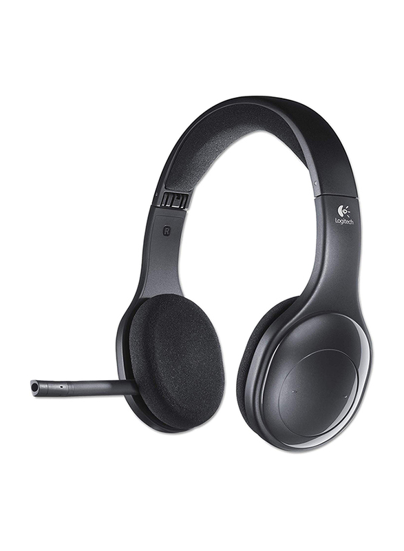 Logitech H800 Wireless On-Ear Noise Cancelling Bluetooth Headset, Black