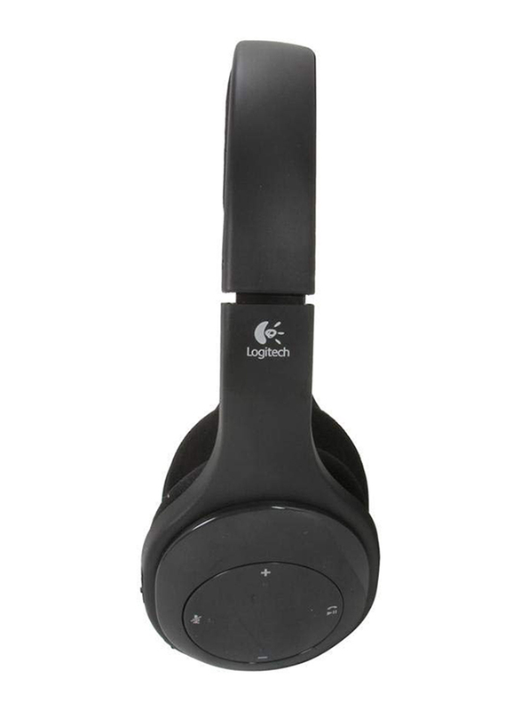 Logitech H800 Wireless On-Ear Noise Cancelling Bluetooth Headset, Black