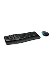 Microsoft Sculpt Comfort Desktop Wireless English Keyboard and Mouse Set, Black