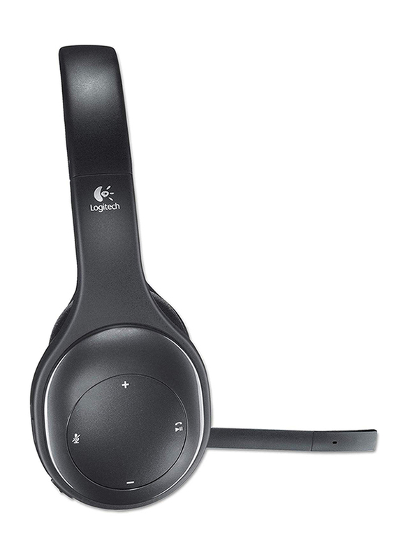 Logitech H800 Wireless On-Ear Noise Cancelling Bluetooth Headset, Black