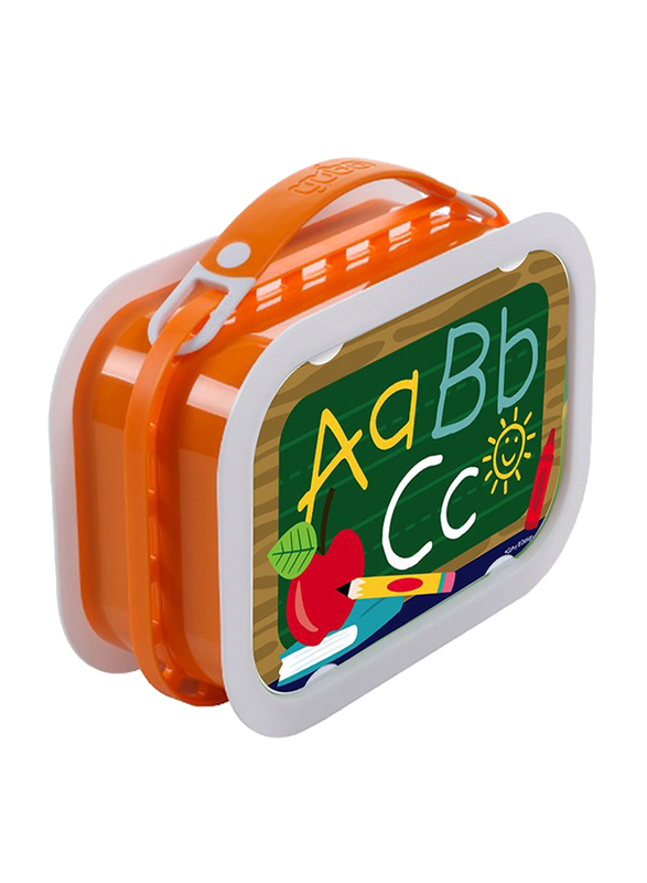 

Yubo School Rules Print Lunch Box, Orange