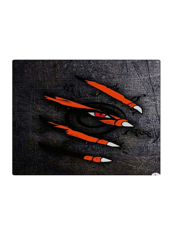 

RKN Printed Anti-Slip Gaming Mouse Pad, Black/Orange