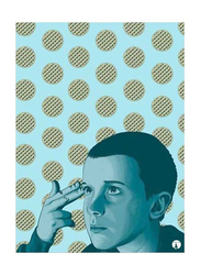 RKN Stranger Things Printed Mouse Pad, Blue/Black/Yellow