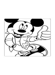 RKN Printed Anti-Slip Gaming Mouse Pad, Black/White