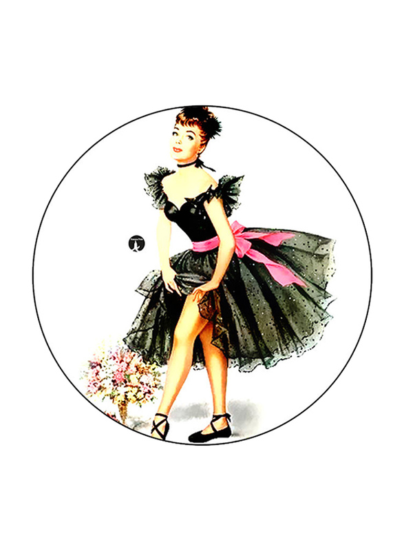 

RKN Vintage Art Round Mouse Pad, Multicolour