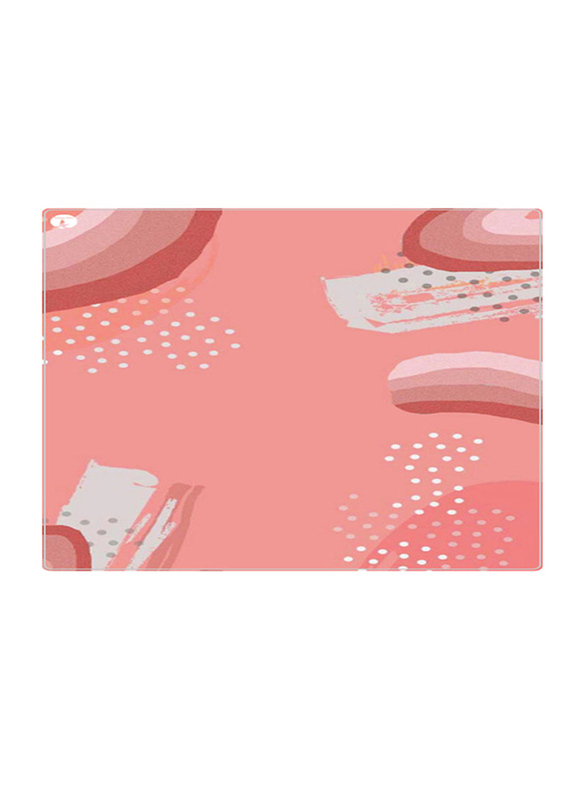 

RKN Printed Anti-Slip Gaming Mouse Pad, Pink/Brown