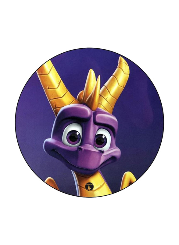 

RKN Spyro Printed Mouse Pad, Purple/Gold/White