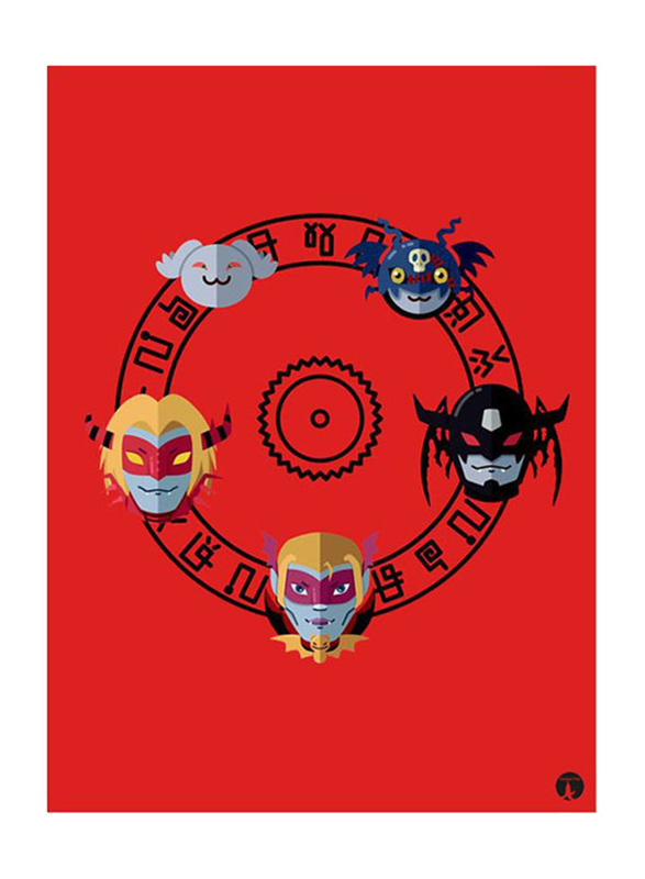 

RKN The Anime Digimon Mouse Pad, Red