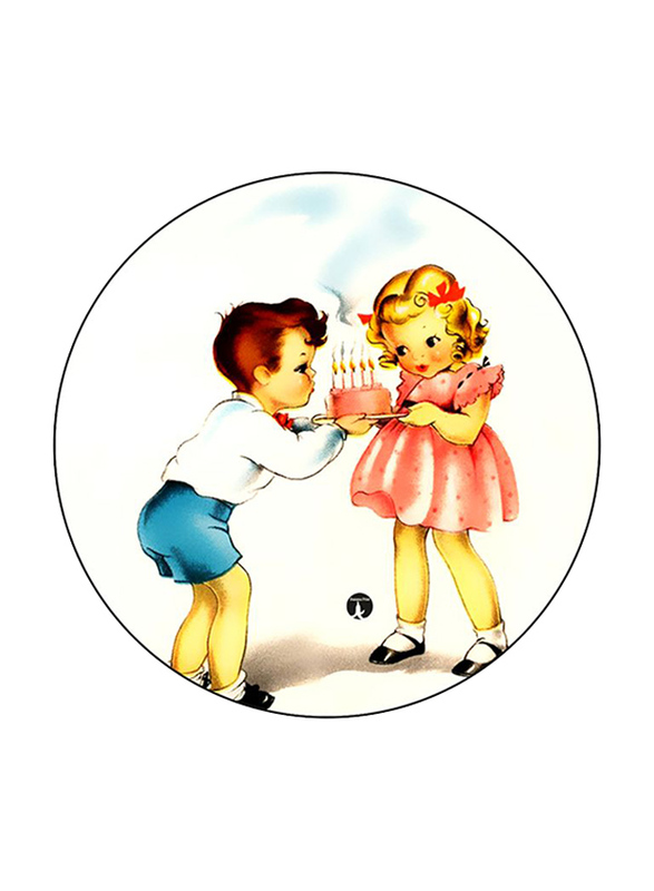 

RKN A Boy and A Girl Printed Mouse Pad, Multicolour