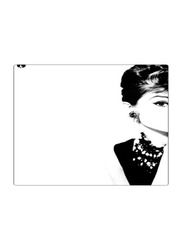 RKN Printed Anti-Slip Gaming Mouse Pad, White/Black