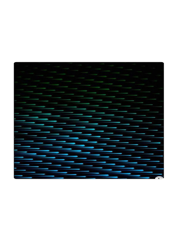 

RKN Printed Anti-Slip Gaming Mouse Pad, Black/Blue/Green