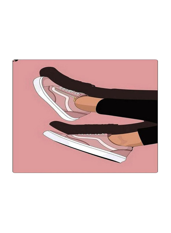 

RKN Printed Anti-Slip Gaming Mouse Pad, Pink/Black/White