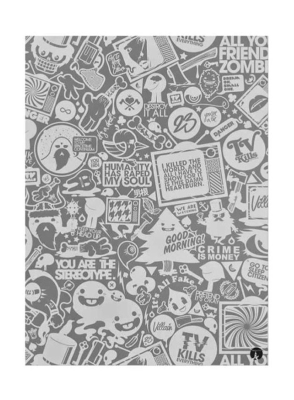 

RKN Random Things Printed Mouse Pad, Grey