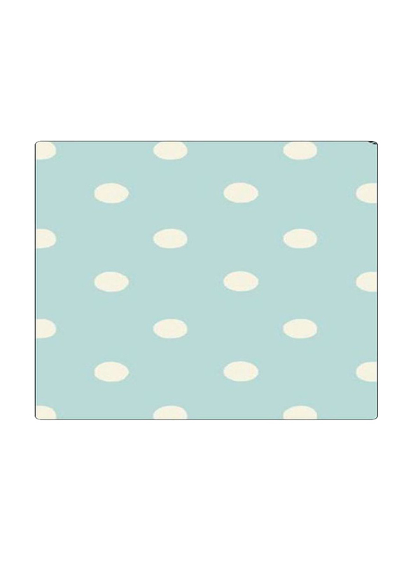 RKN Printed Anti-Slip Gaming Mouse Pad, Blue/White