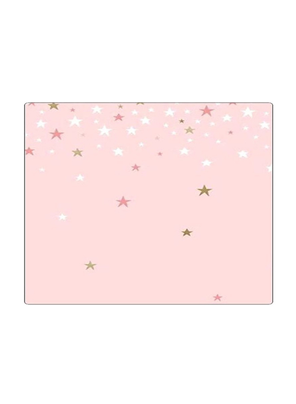 

RKN Printed Anti-Slip Gaming Mouse Pad, Pink/White/Gold