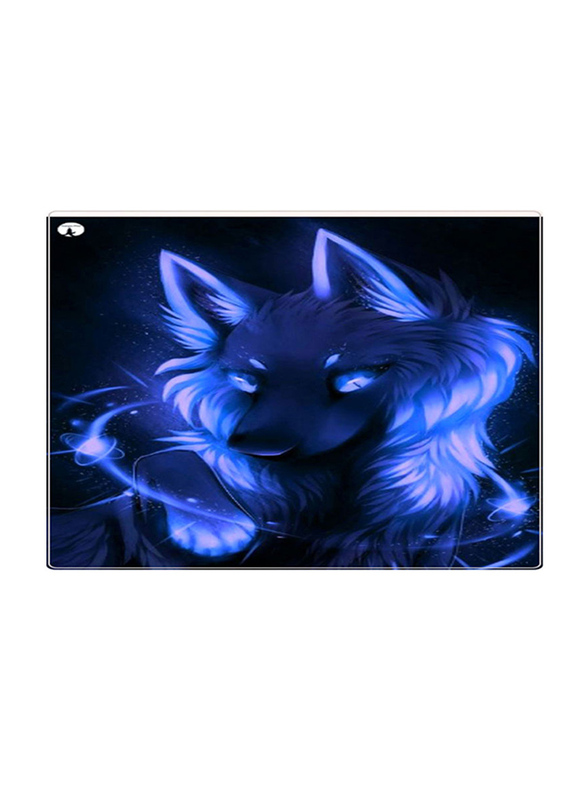 

RKN Printed Anti-Slip Gaming Mouse Pad, Blue/Black