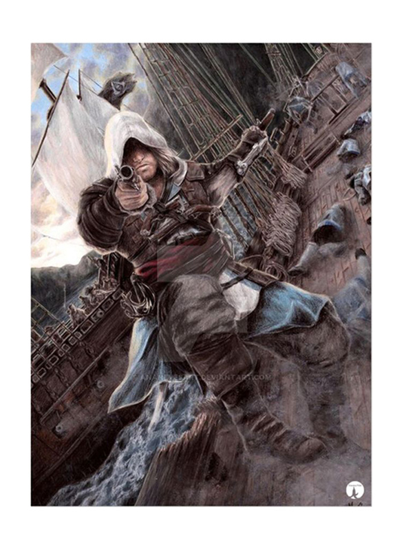 

RKN The Video Game Assassin's Creed Mouse Pad, Brown