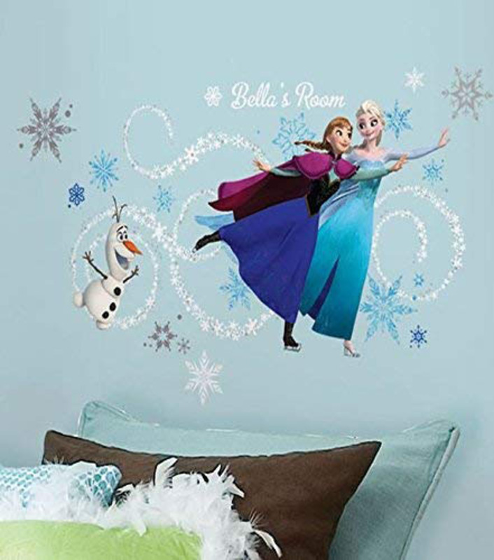 

Roommates Disney Frozen Headboard Wall Decals with Personalization, Multicolor