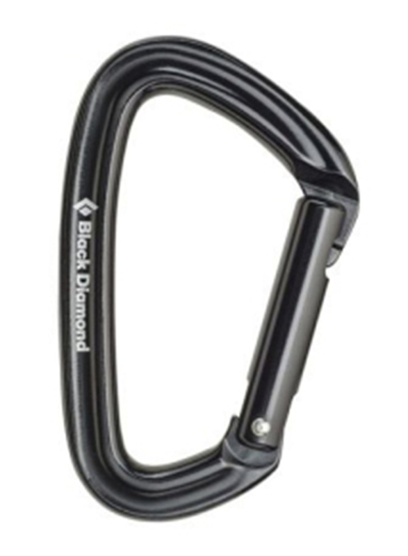 

Black Diamond Positron Straight Gate Carabineer, Black