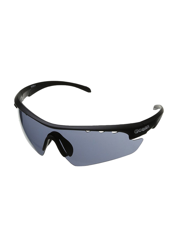 

Ocean Glasses Ironman Polarized Half-Rim Sport Matte Black Frame Sunglasses Unisex, Photochromic Lens