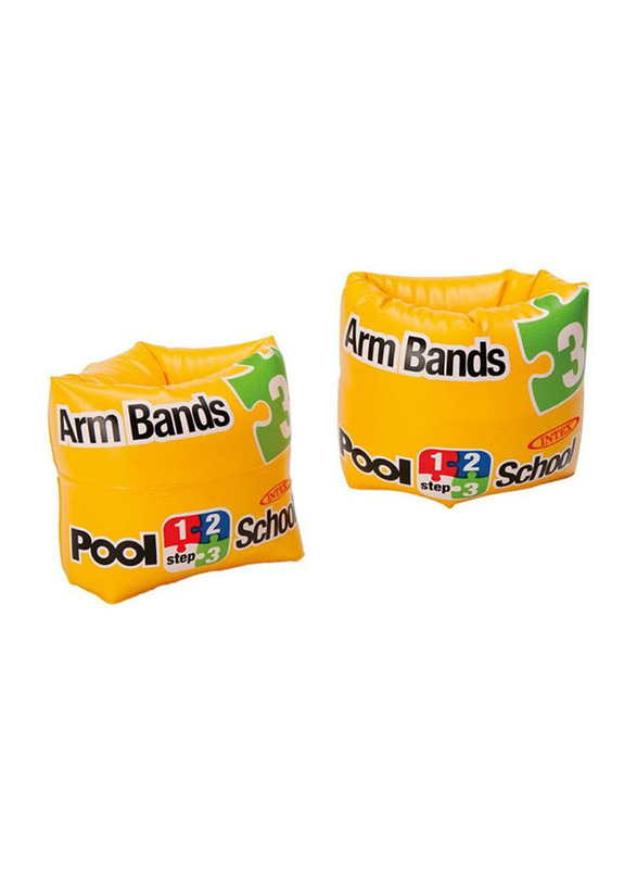 

Intex Pool School Roll-Up Armband, 3-6 Years, Yellow