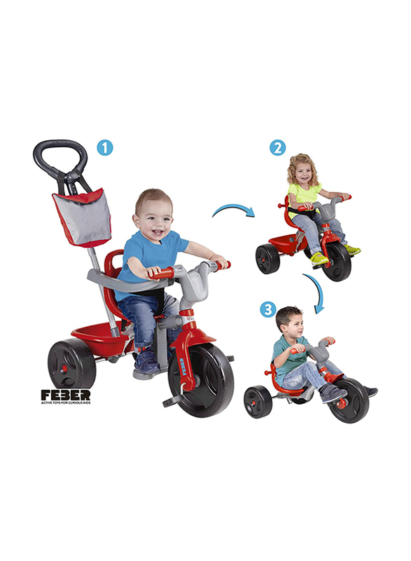 

Feber Trike Evo Plus 3 x 1 C20, Red