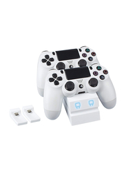 Venom Twin Docking Station for PS4, White