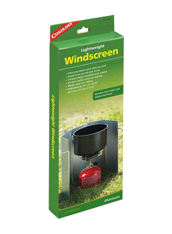 

Coghlans Lightweight Windscreen, Black/Red