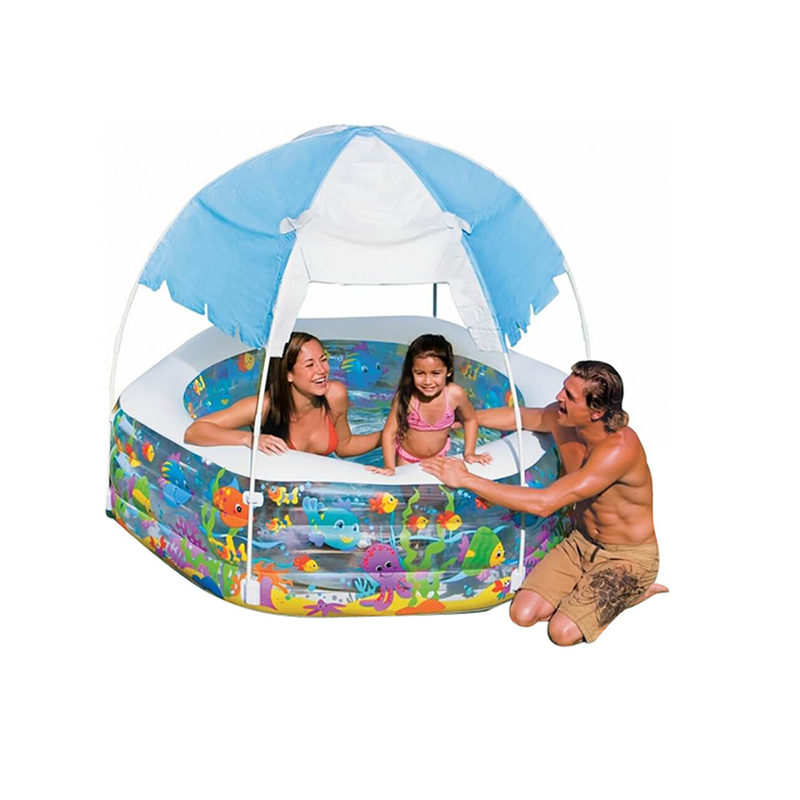 

Intex Ocean Reef Shade Swimming Pool, Multicolour