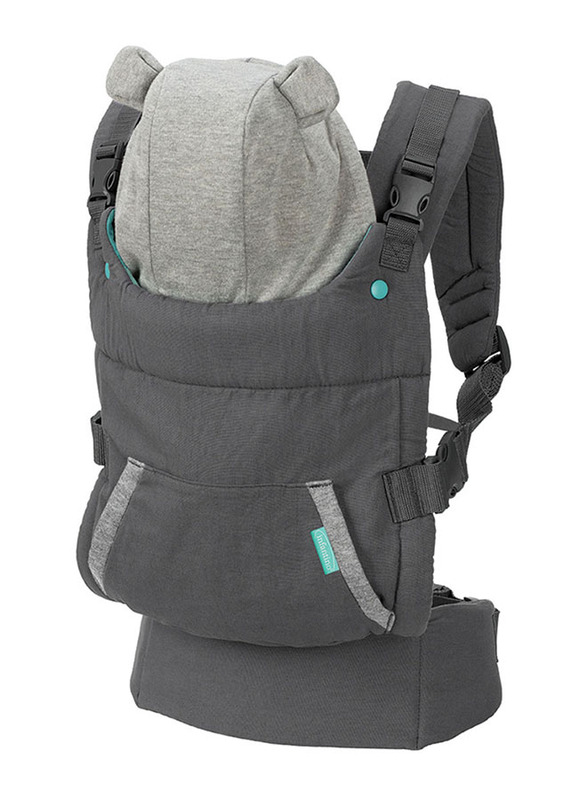 

Infantino Cuddle Up Ergonomic Hoodie Carrier, Grey