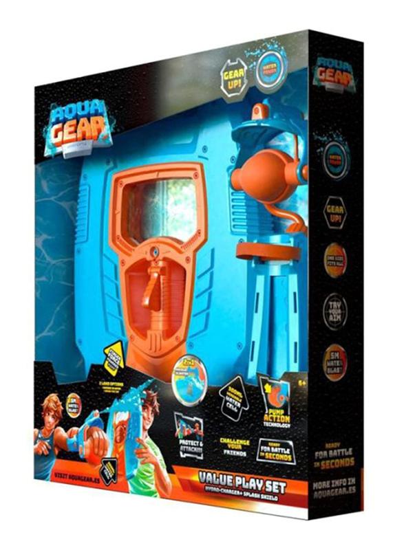 

Aqua Gear Splash Shield and Hydro Charger Value Play Set, Blue