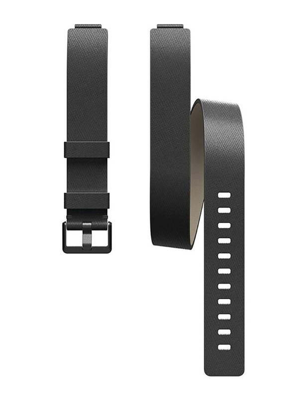 

Fitbit Double Leather Wrap Band for Fitbit Inspire Smartwatch, Black