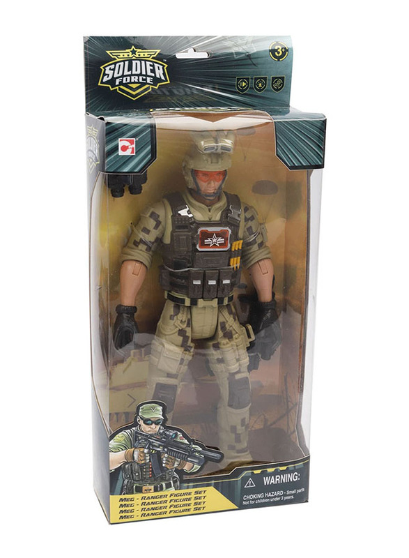 

Chapmei Soldier Force Meg-Ranger Figure Toy, Multicolour, Ages 3