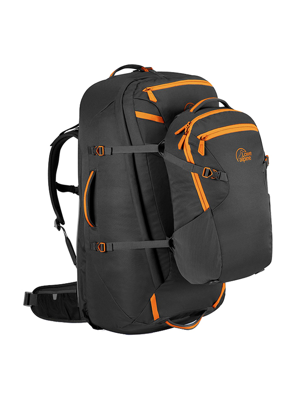 

Lowe Alpine At Voyager 70+15 Backpack, Anthracite/Tangerine