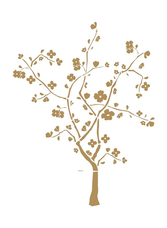 

Roommates Cherry Blossom Appliques Wall Decals, Beige