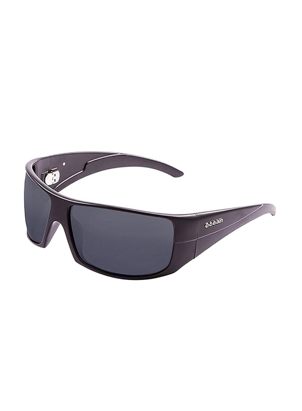 

Ocean Glasses Brasilman Polarized Full-Rim Rectangular Matt Black Frame Sunglasses Unisex, Smoke Lens, 70/12/120