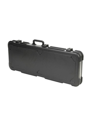 SKB iSeries Waterproof Flight Jaguar/Jazzmaster Guitar Case with Wheels, Black