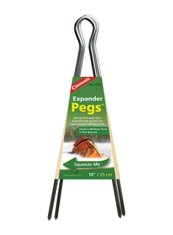 

Coghlans Expander Peg, 10-Inch, 2 Piece, Silver