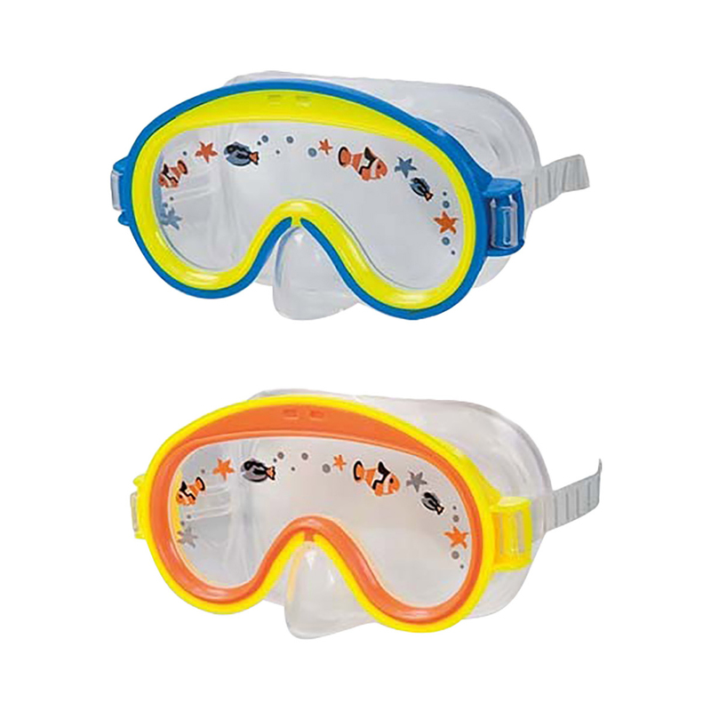 

Intex Mini Avaitor Swim Mask, 3-8 Yrs, 2 Piece, #55911, Multicolour