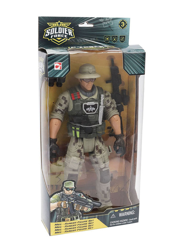 

Chapmei Soldier Force Rifleman Figure Toy, Multicolour, Ages 3