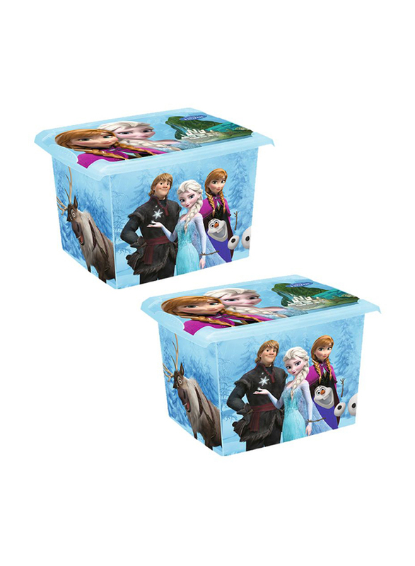 

Keeeper Filip Frozen Deco Box for Kids Unisex with Lid, 20.5L, Blue