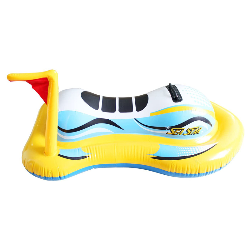 

Intex Water Bike Shaped Baby Float Raft, Multicolour