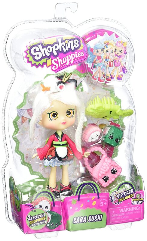 

Shopkins Shoppies Sara Sushi Doll, Ages 5+