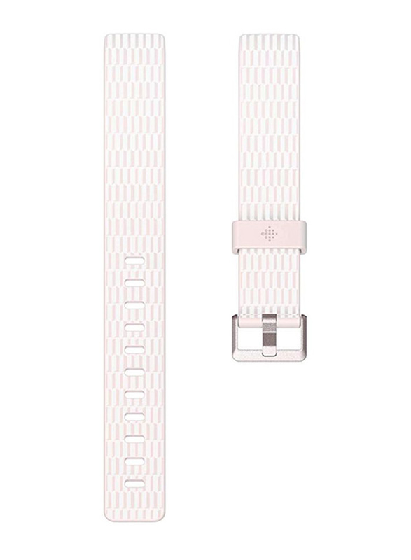 

Fitbit Deco Small Print Band for Fitbit Inspire Smartwatch, Off White