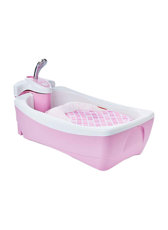 Summer Infant Lil Luxuries Whirlpool Bubbling Spa And Shower Baby Bath Tub For Girls Pink Dubaistore Com Dubai